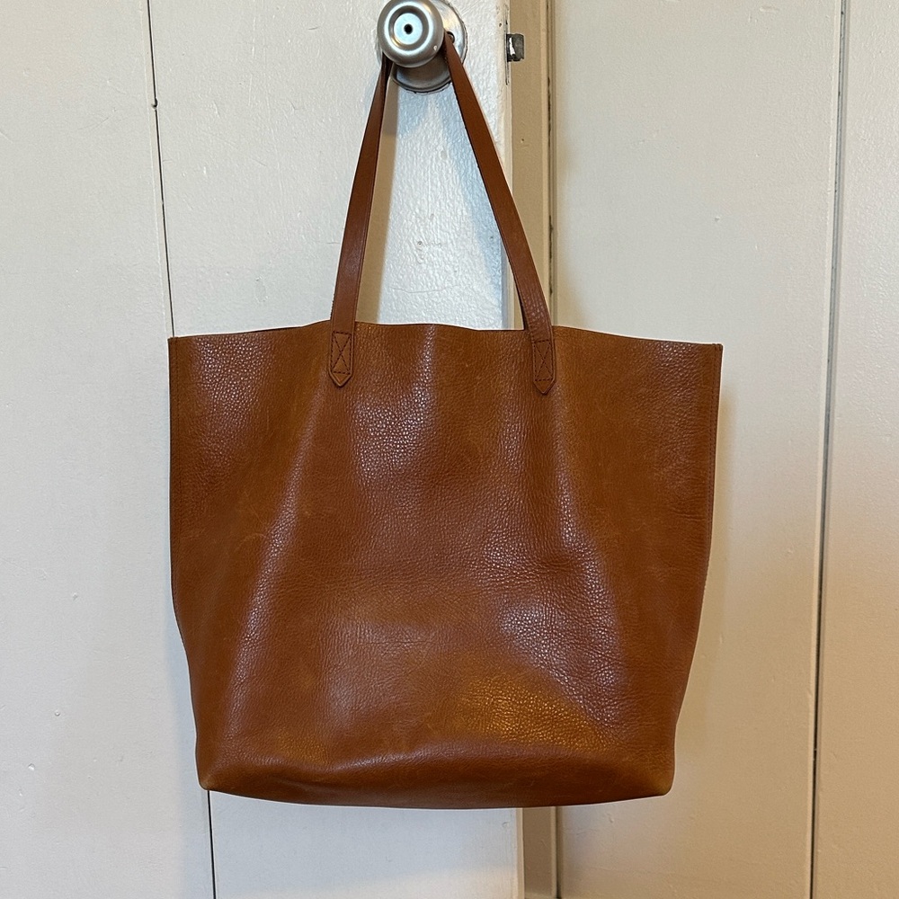 Madewell Transport Tote English Saddle